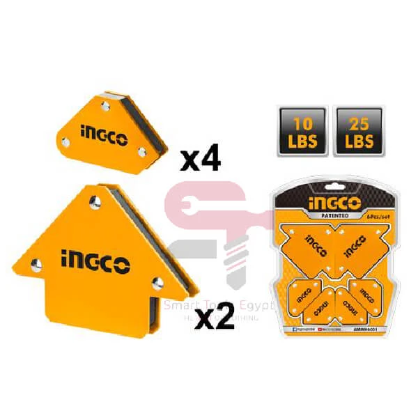 Ingco Magnetic Welding Holder 6 pcs Set AMWH6001