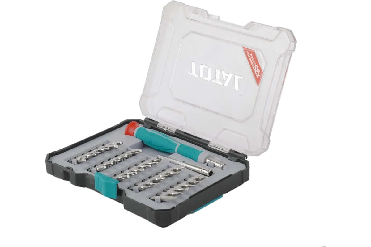 Total Precision Screwdriver Bit Set 32 Pcs TACSD30326