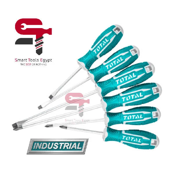 Total Screwdriver Set 6 Pcs THT250606