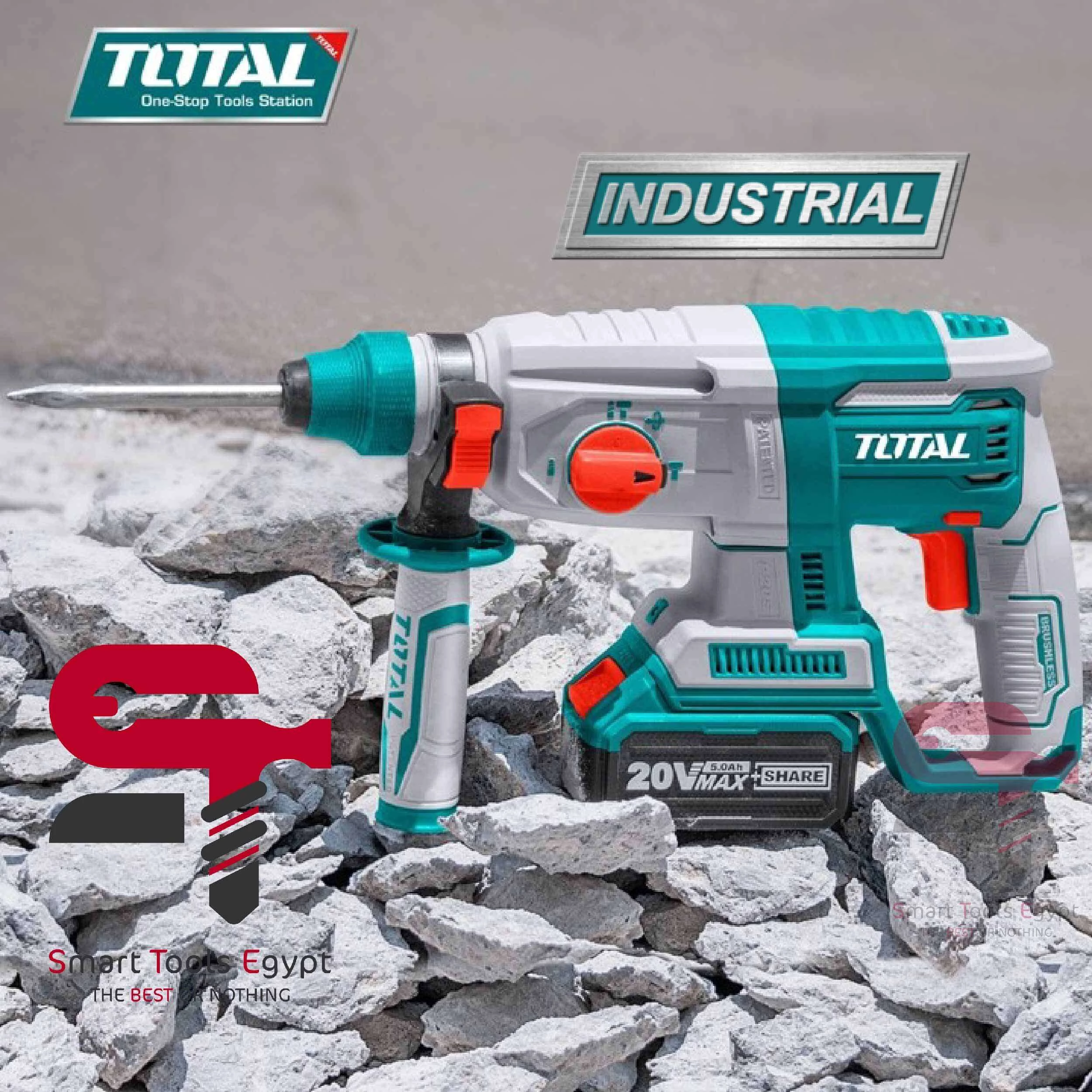 Total Brushless Rotary Hammer 20V 26mm TRHLI20228