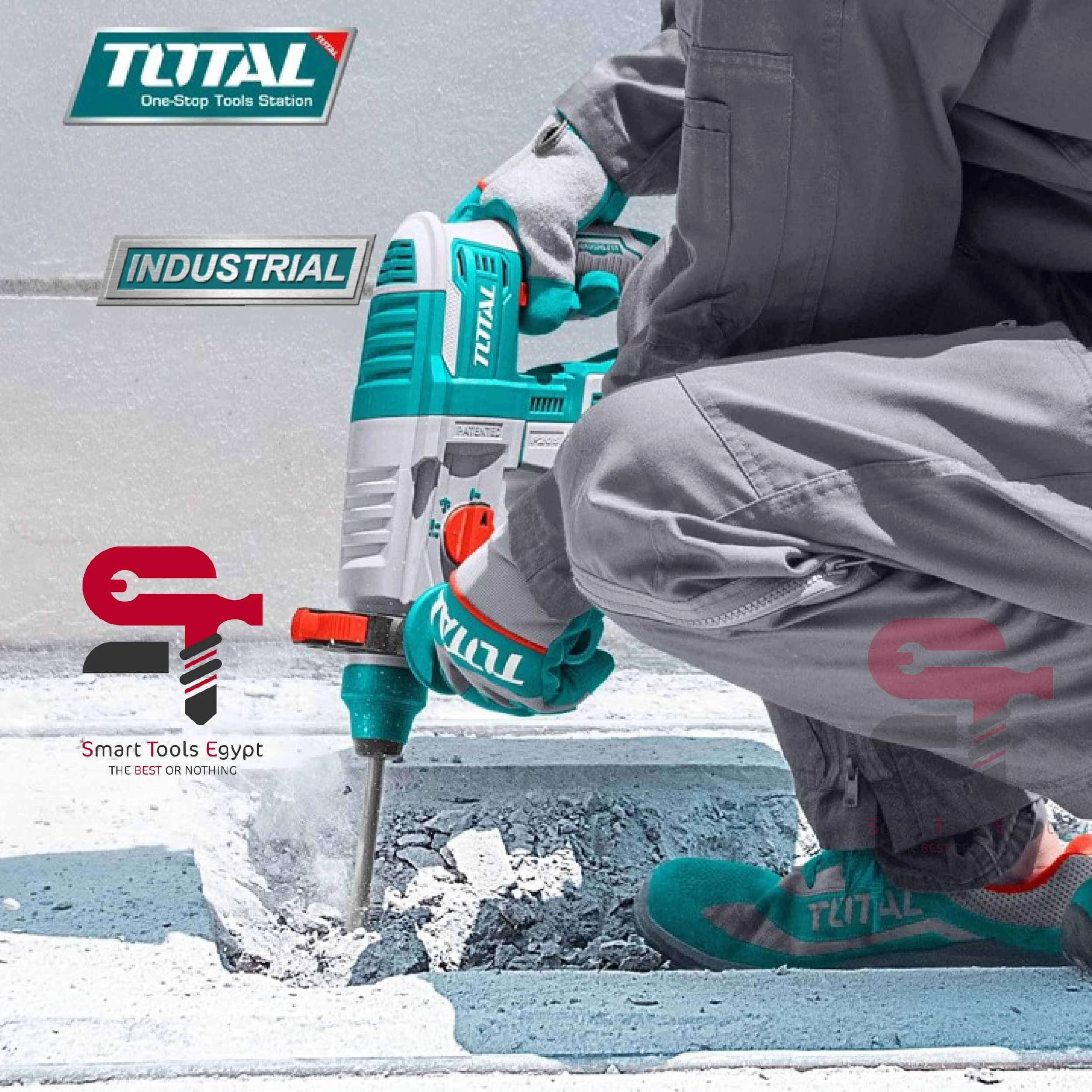 Total Brushless Rotary Hammer 20V 26mm TRHLI20228