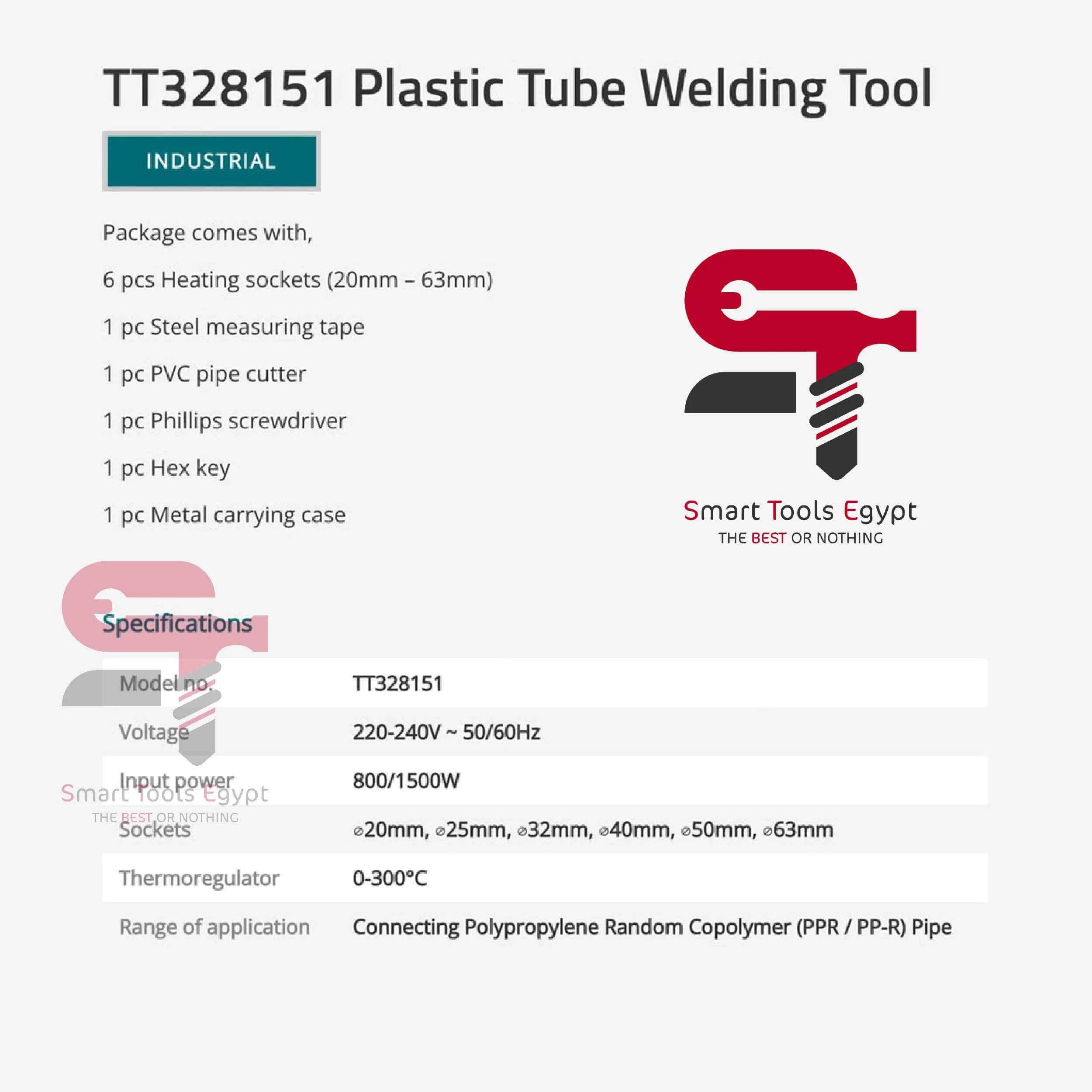 Total Plastic Tube Welding Tool TT328151